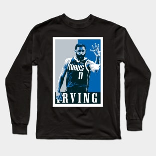 Kyrie Irving Pop Art Style Long Sleeve T-Shirt